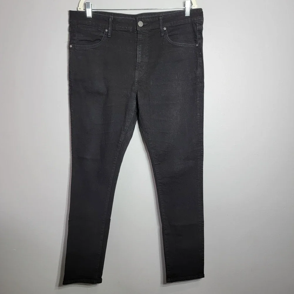 American Eagle AE 24/7 Athletic Skinny Jeans Men‎ 36x32 Black Airflex+
